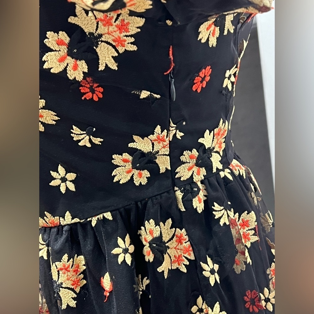 Floral Maxi Dress with Bell Sleeves - Picture 7 of 10